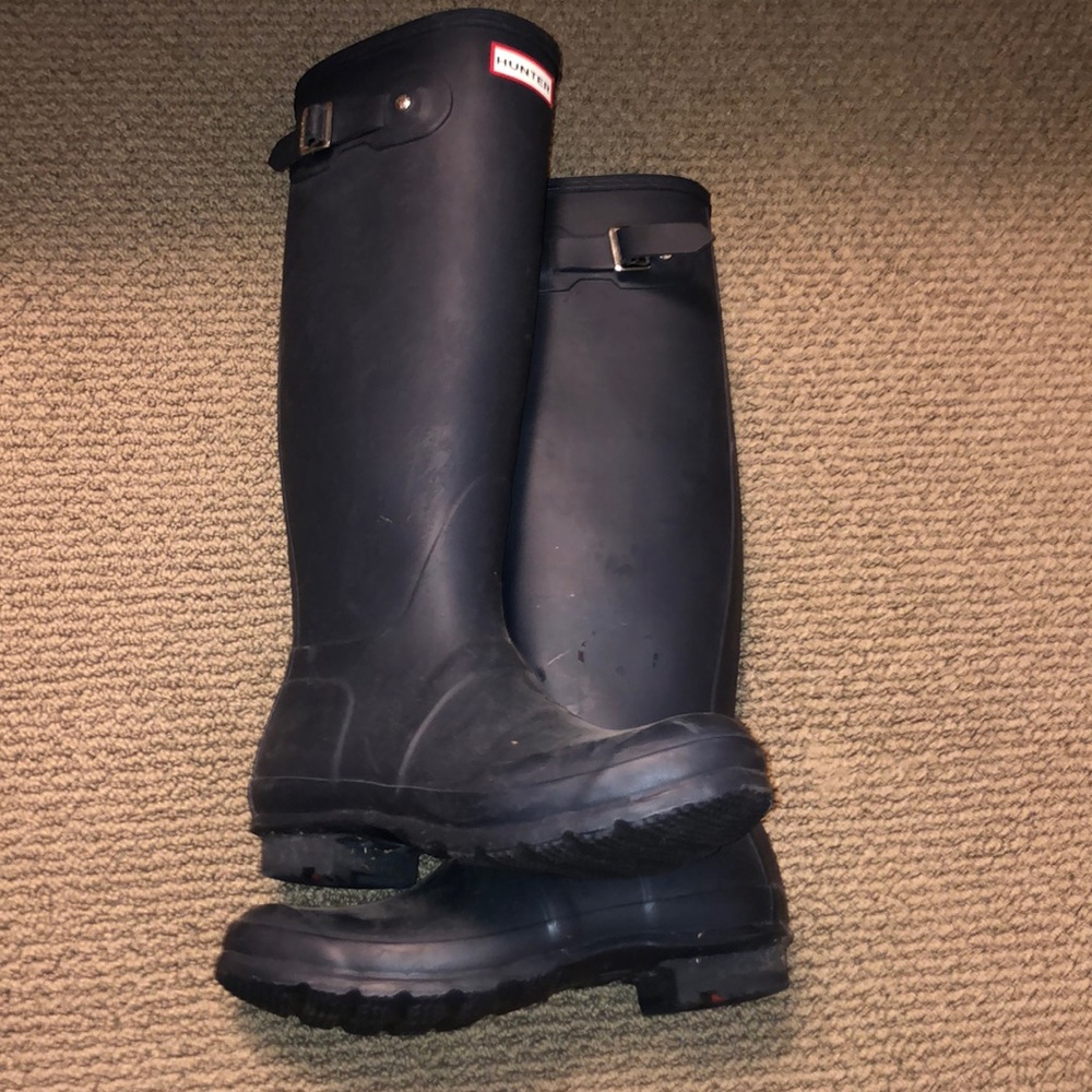 Tall Hunter Rain Boots ☔️💐Womens size 8